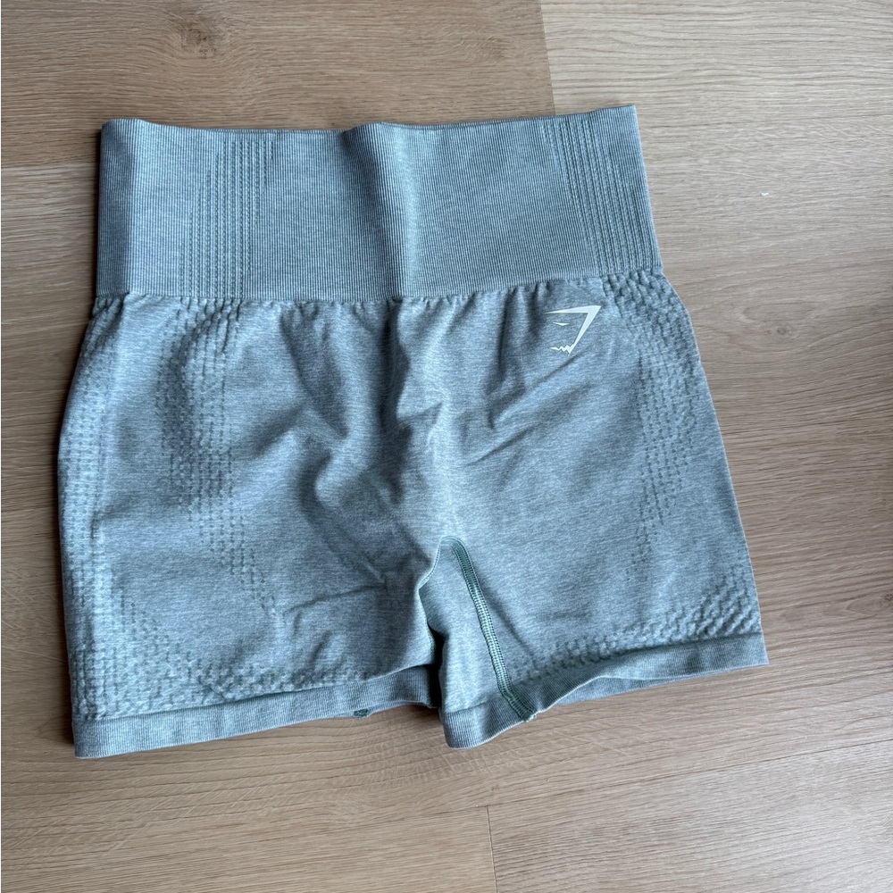 Gymshark Gray Women's High-Waisted Shorts